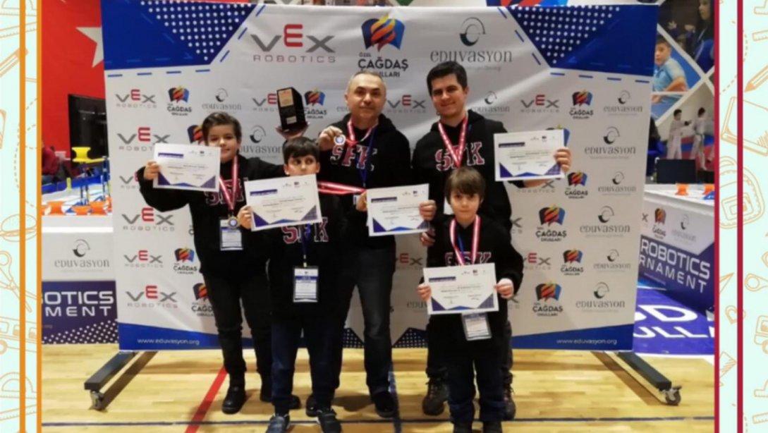 Robot Takımı Turnuvasında Türkiye  Birinciliği