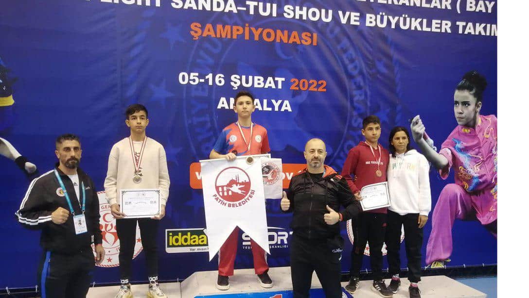 Türkiye Wushu Kung Fu Şampiyonası 2022'de Birinci Olduk