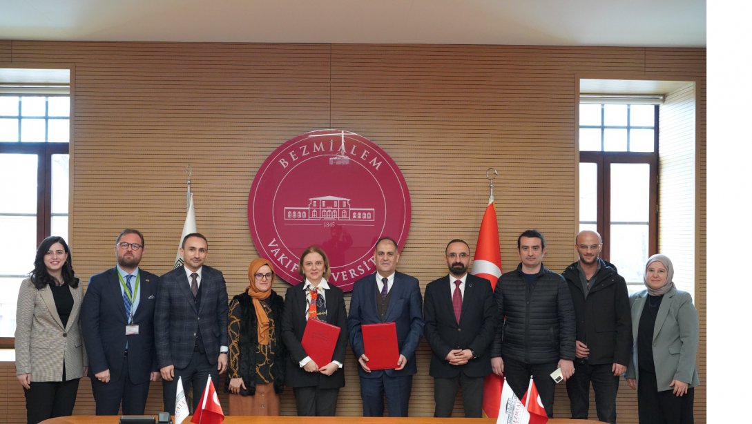 İlçe Millî Eğitim Müdürlüğümüz ile Bezmiâlem Vakıf Üniversitesi Arasında Eğitimde İş Birliği Protokolü İmzalandı.