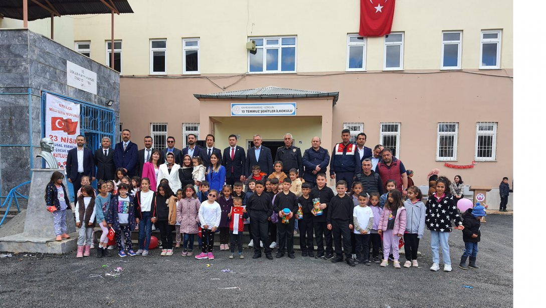Kahramanmaraş Göksun'da 23 Nisan Ulusal Egemenlik ve Çocuk Bayramı Kutlama Törenine Katıldık