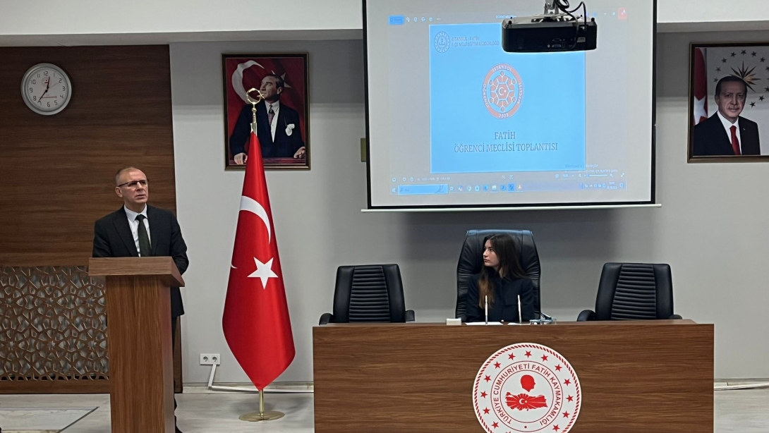 İlçe Öğrenci Meclis Toplantısı ''Vefa'' Teması İle Toplandı
